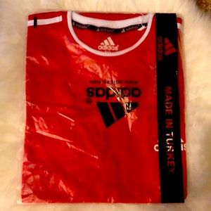 XL Adidas men red shirt